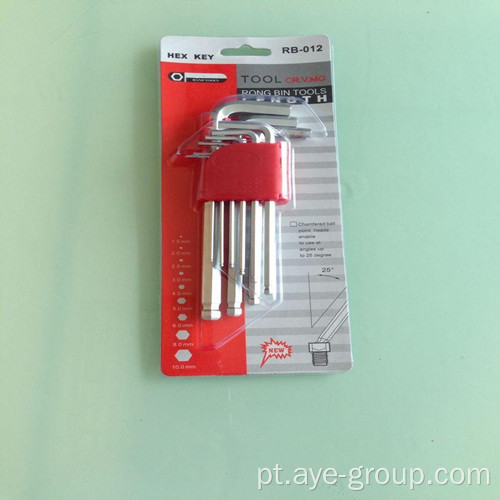 Ball Point Middle Lenth Hex Key Set